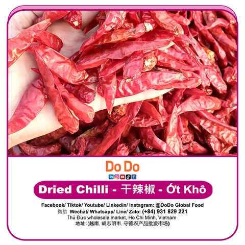 Ớt khô — ảnh chính diện